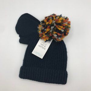 NWT! Capelli Hat and Mitten Set Size 12-24 Months